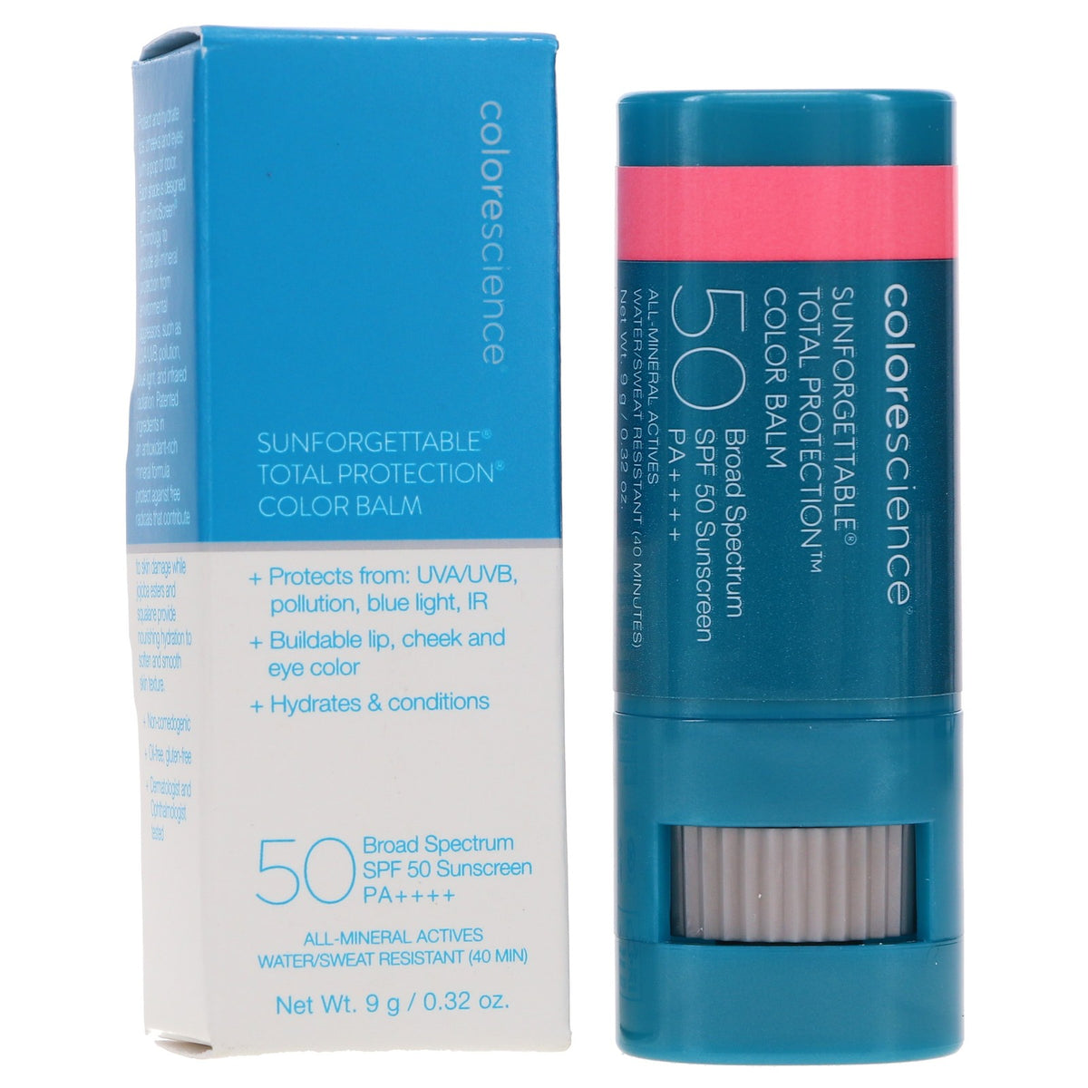 Mineral SPF 50 Lip & Face Balm Pink Sky 0.32 oz - Protect & Heal Skin