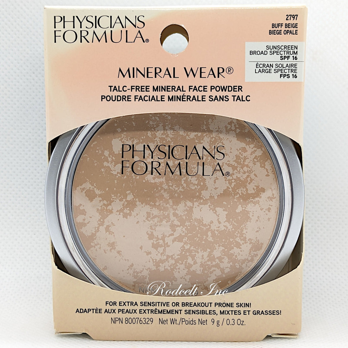 Mineral Face Powder Talc-Free BUFF BEIGE 2797 - Physicians Formula