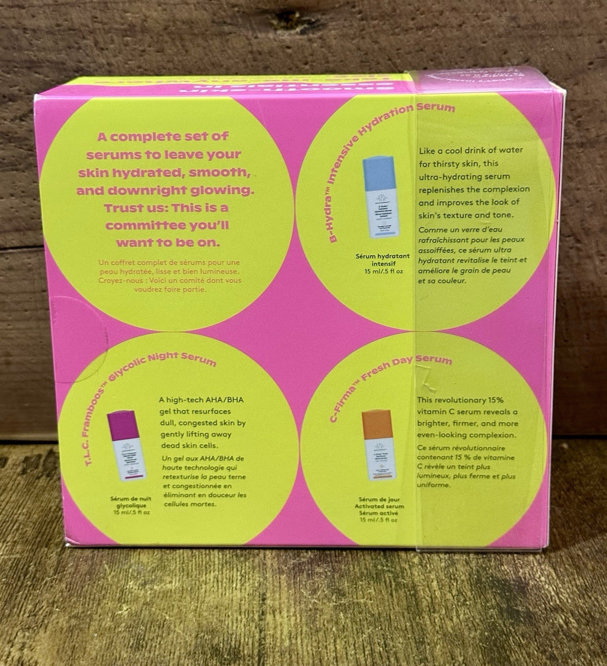 Serum Set - 3 Mini Face Serums for Skin Care - New in Box