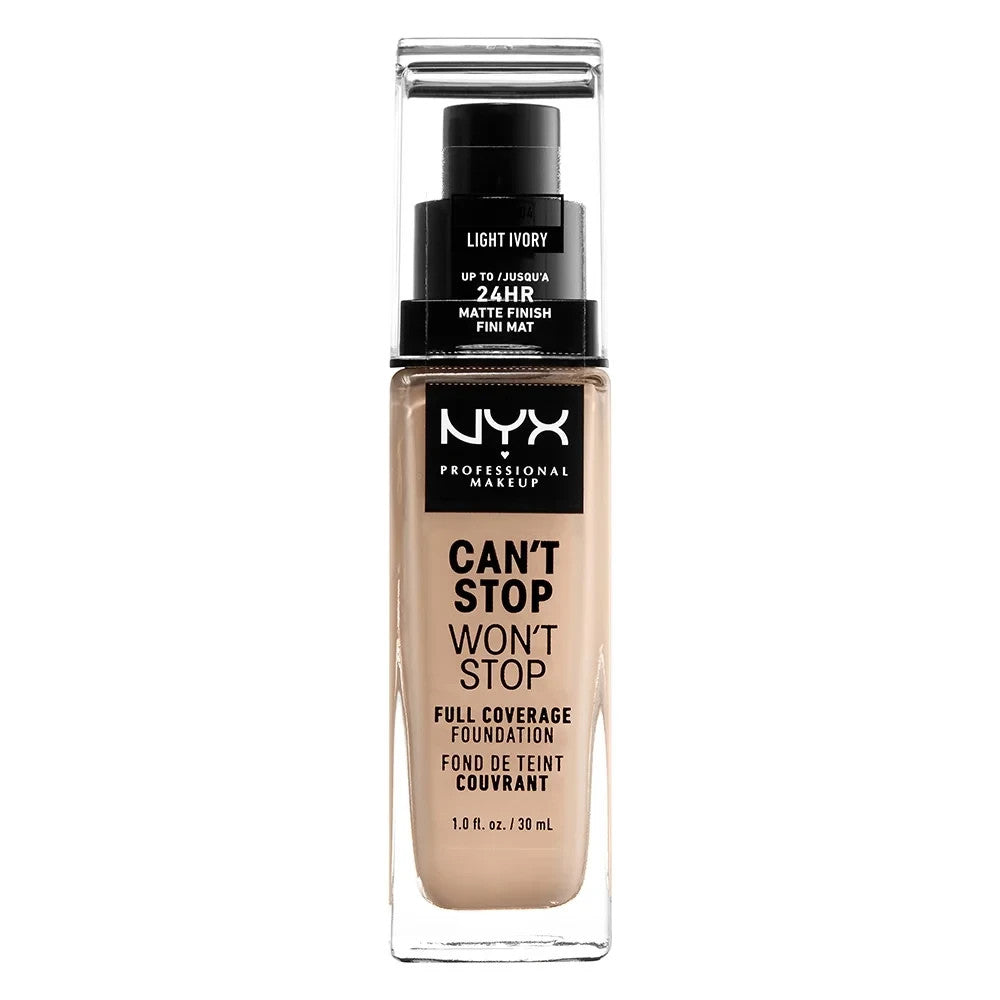 Full Coverage Matte Foundation - Long Wear, Waterproof, 45 Shades