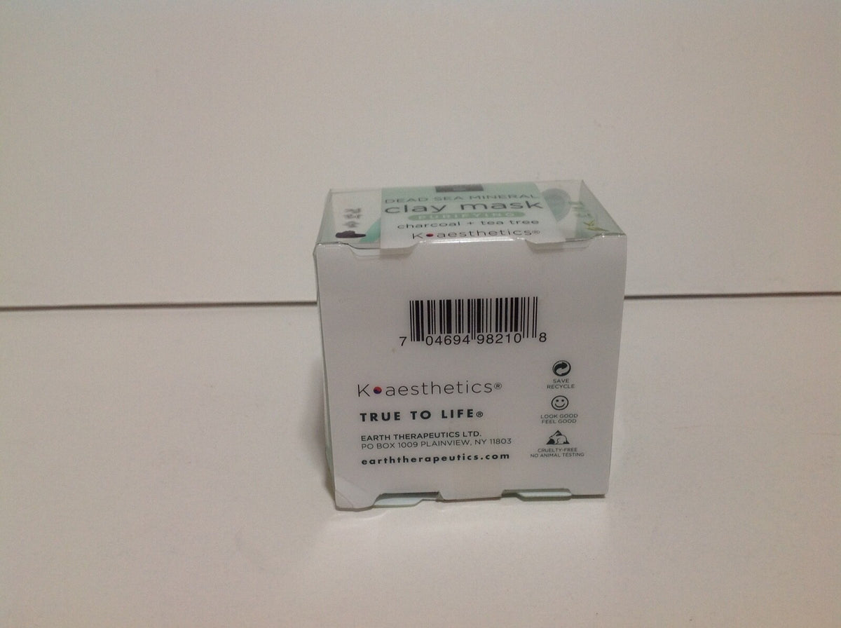 Dead Sea Mineral Clay Mask - Charcoal & Tea Tree