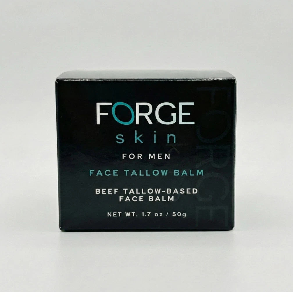 Forge Skin Men's Face Balm – Beef Tallow, 1.7oz