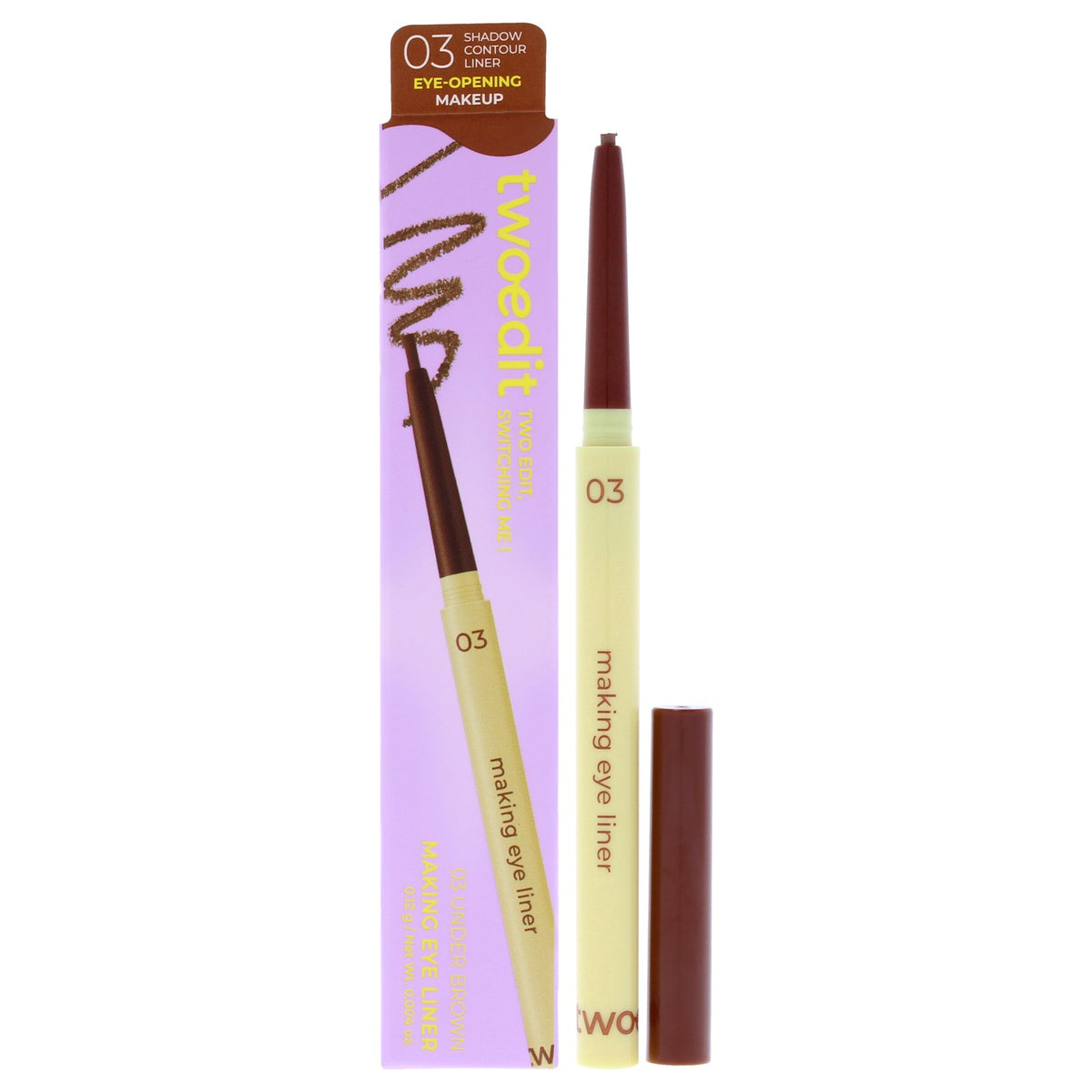 Women’s Waterproof Brown Eye Liner - Smudge-Proof and Precise Application