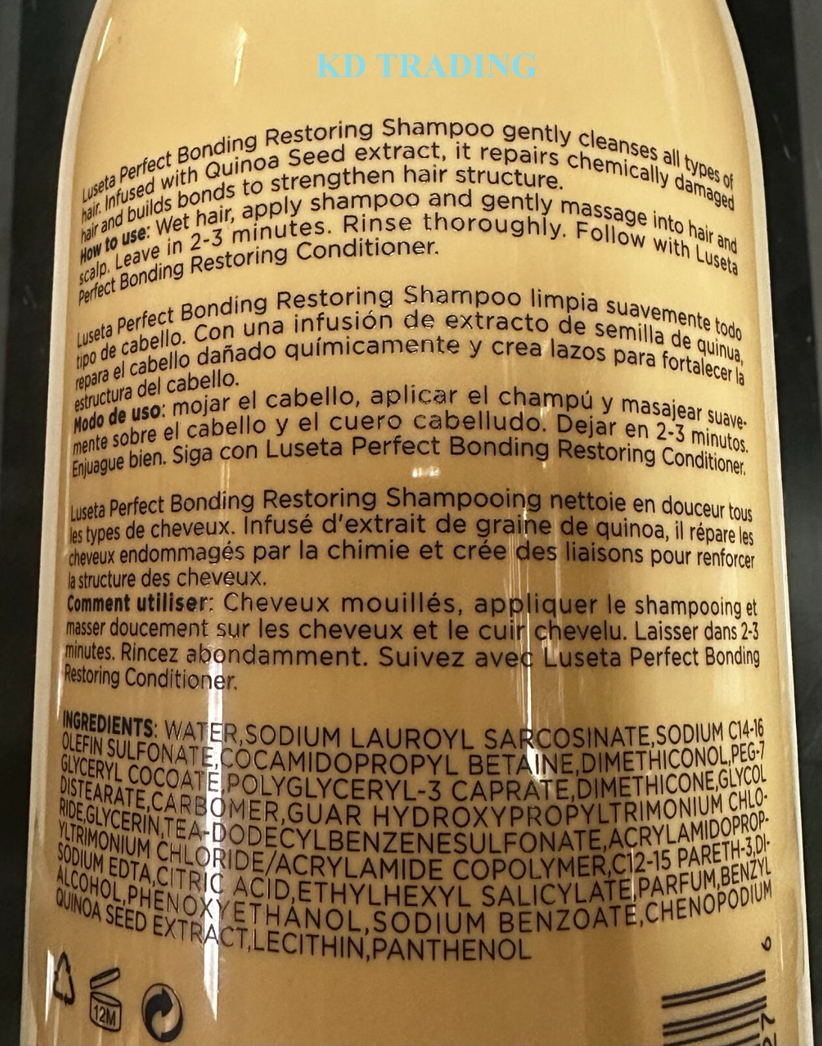 Restoring Hair Shampoo & Conditioner Set for Damaged Hair - Sulfate-Free, Natural Ingredients