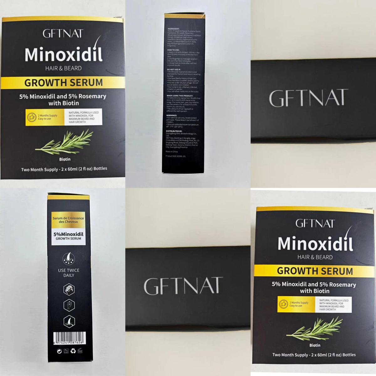 5% Minoxidil Spray for Hair Loss - Men & Women