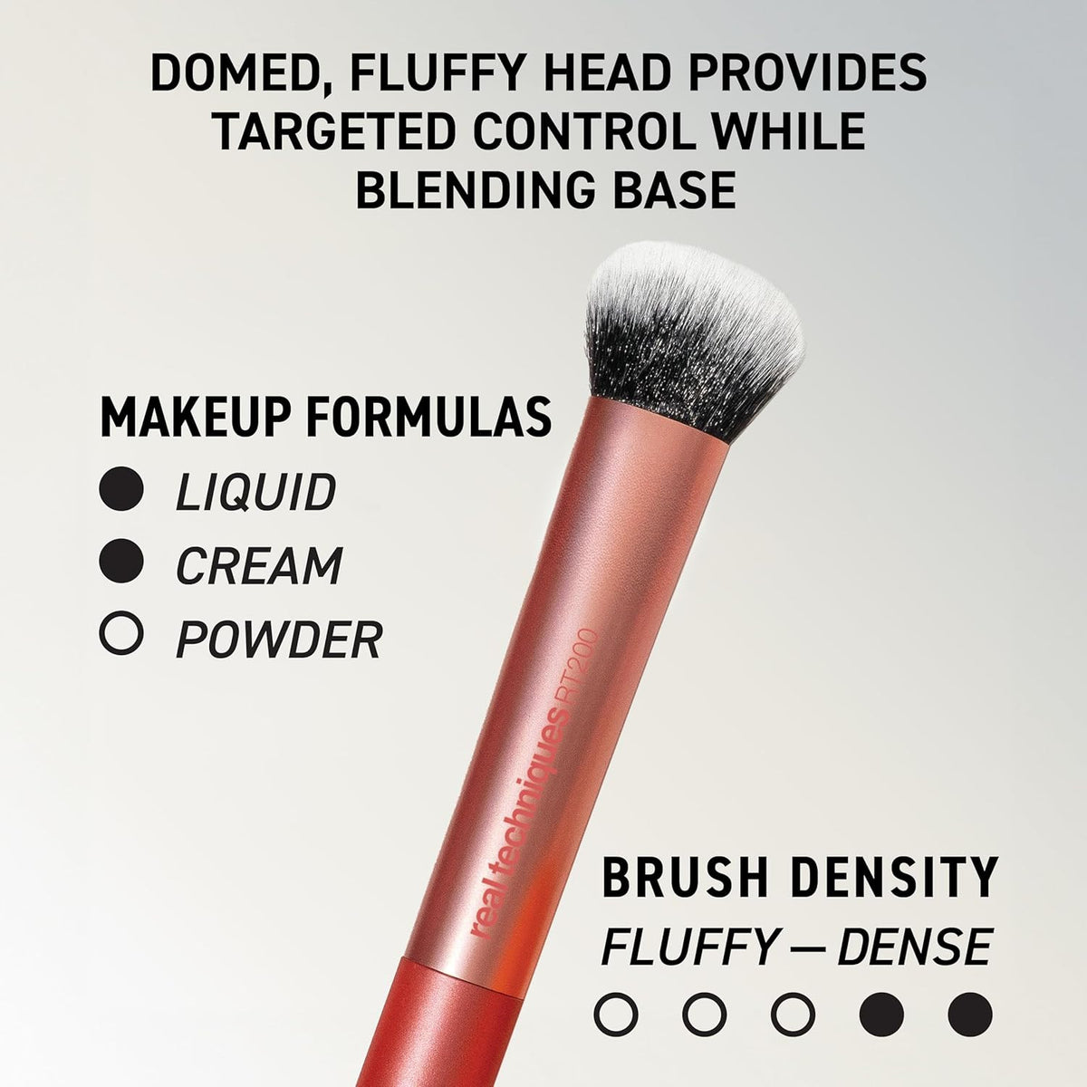 6 Piece Makeup Brush Set with Sponges - Face & Eye Tools