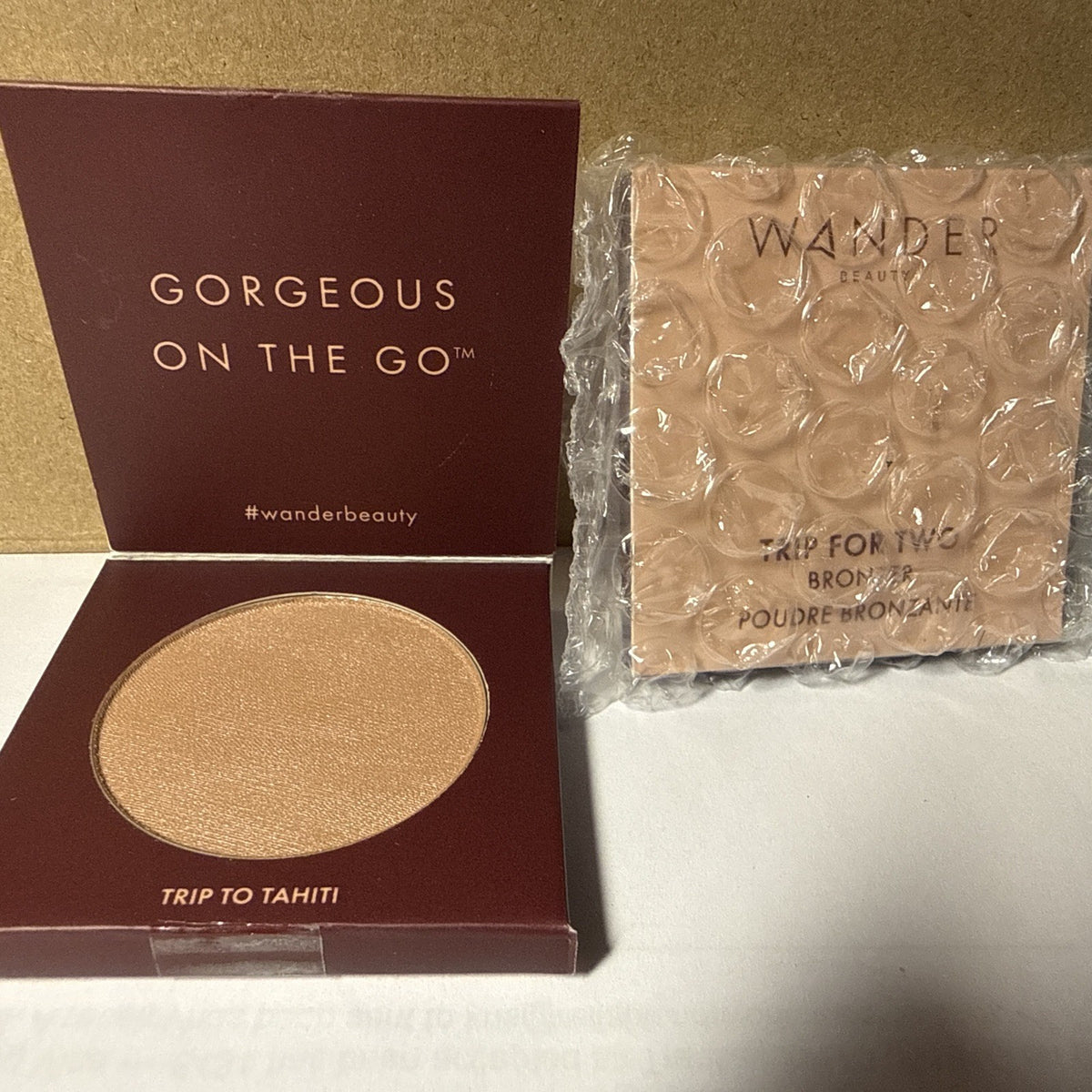 Travel Size Bronzer Set - Wander Beauty Trip For Two - Tahiti Shade