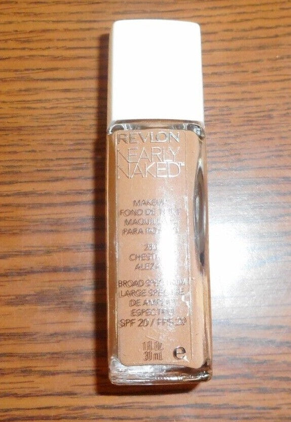 Face Makeup Foundation - Revlon Nearly Naked 1 Fl Oz for Natural Look