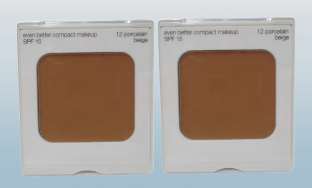 Clinique Porcelain Beige Even Better Compact Makeup SPF 15 Refill 2 pcs