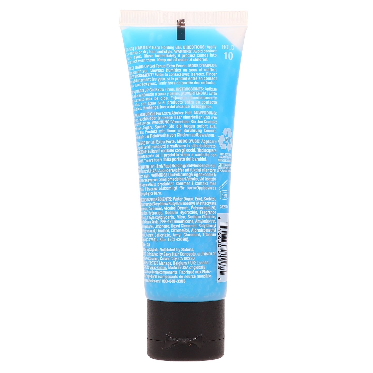 Hard Hold Hair Gel for Short Hair - 1.7 oz Styling Product