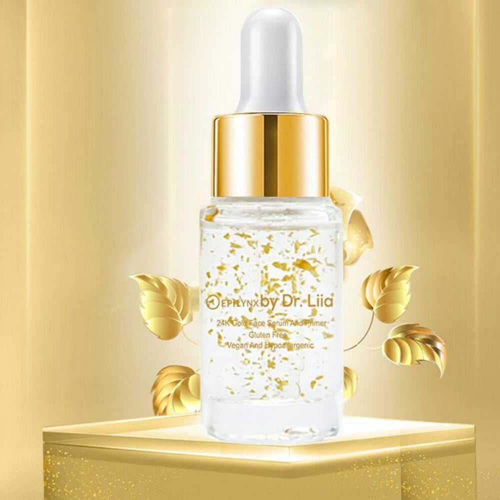 24K Gold Radiance Serum & Moisturizer - Vegan, Gluten-Free, Hydrating & Illuminating Face Treatment