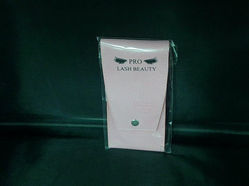 Pink Eyelash Tweezers Kit with Brush - Professional Lash Applicator & Styling Tools