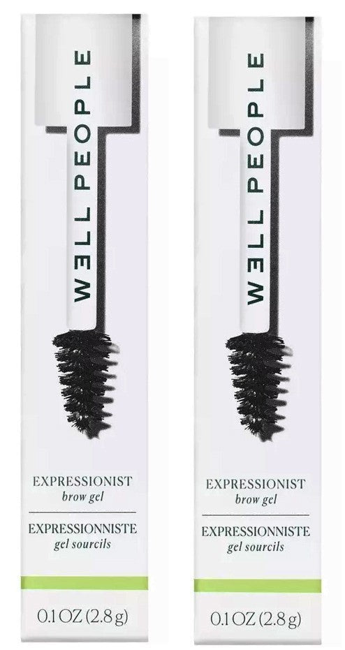 Plant-Based Brow Gel with Flexible Hold - Tinted Eyebrow Gel for Natural Fuller Look