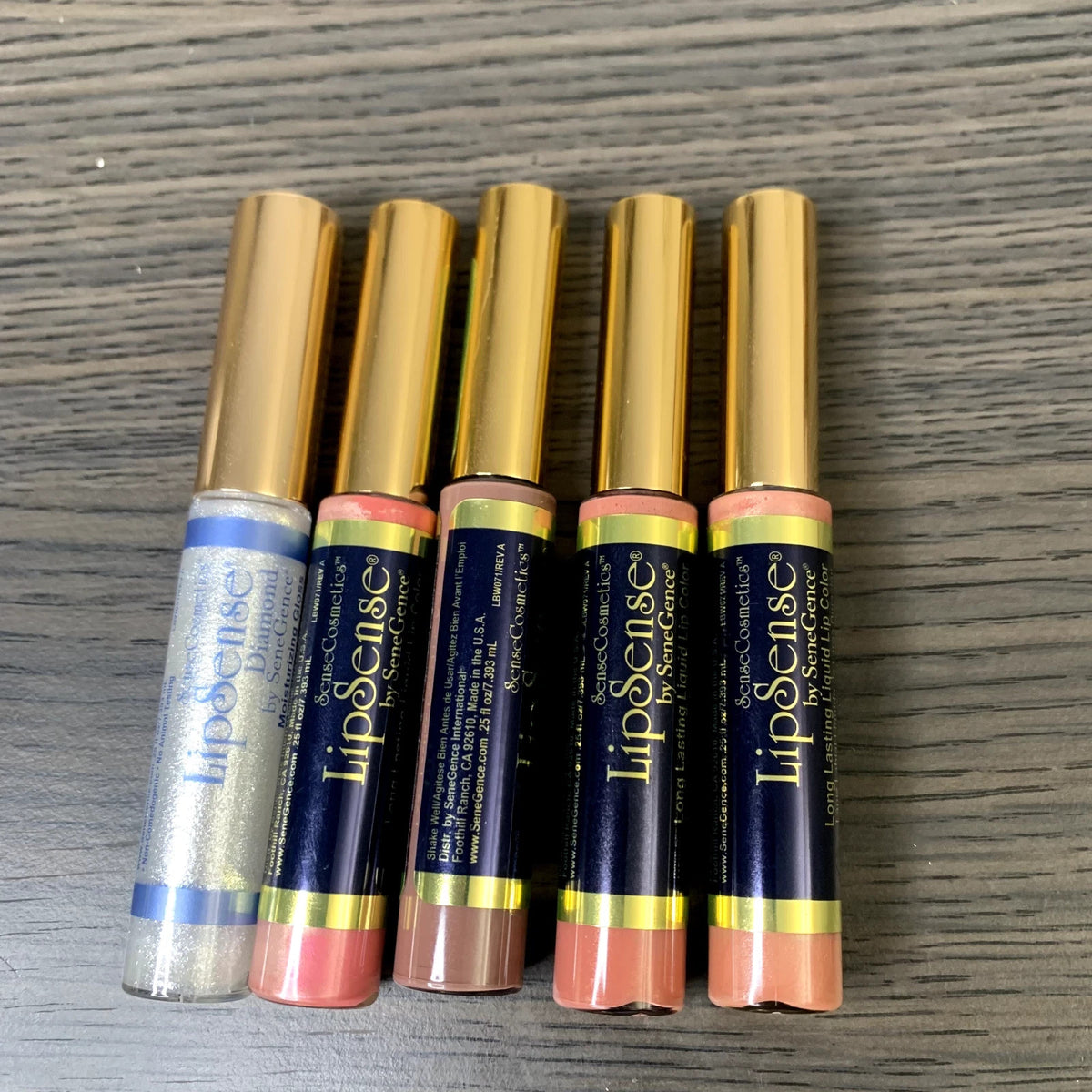 LipSense Lipstick Set - 5 Full Size Liquid Lip Colors - Long Lasting