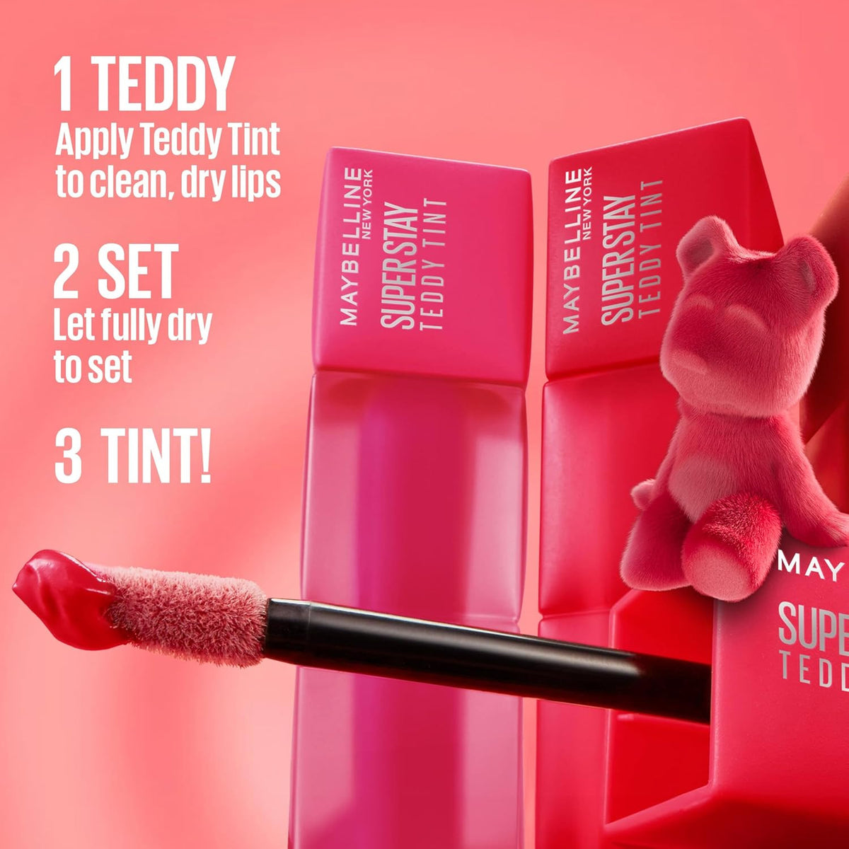 Long Lasting Lip Tint - Matte Liquid Lipstick with Up to 12HR Wear, Buildable Shades
