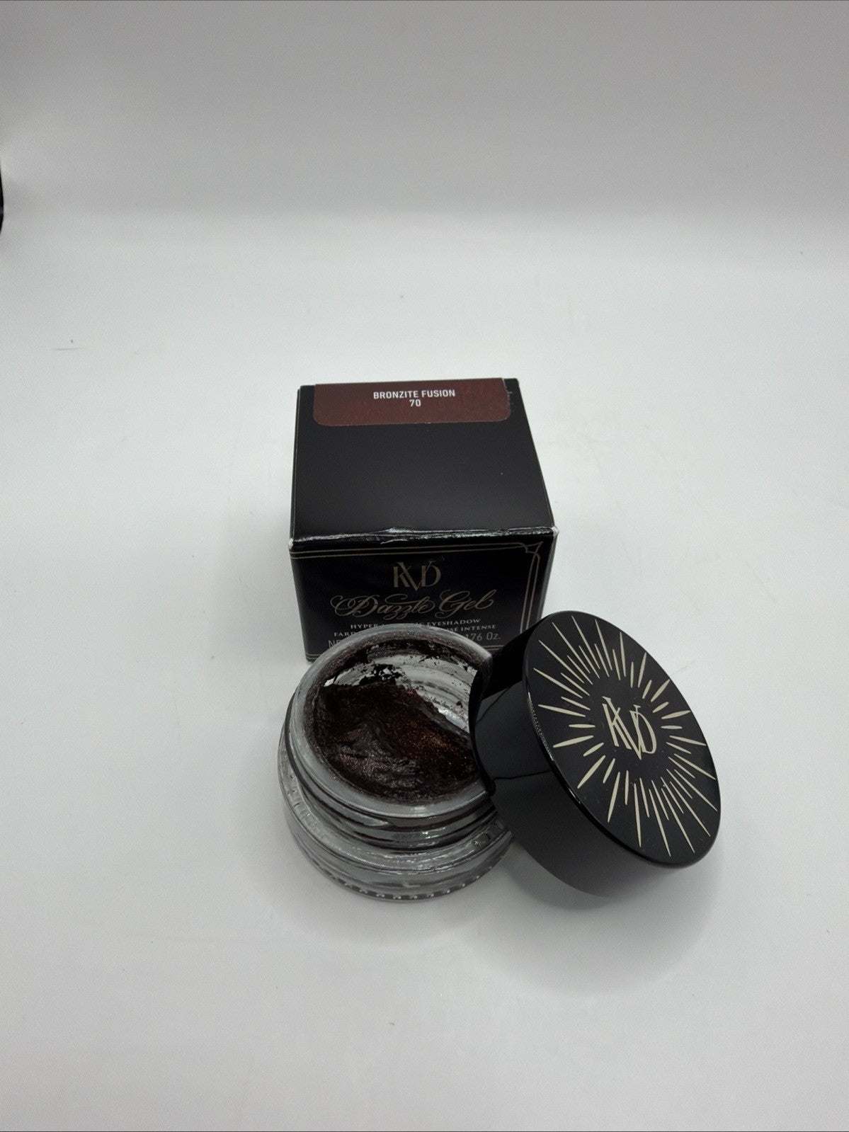 Vegan Eyeshadow Gel - Hyper-Metallic Eye Makeup, Single Shade Bronzite Fusion