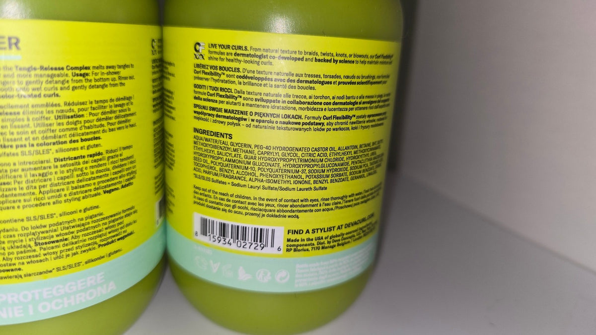 Detangler Spray for Curly Hair - Vegan, Tangle-Release Complex, 12 oz (2 Pack)