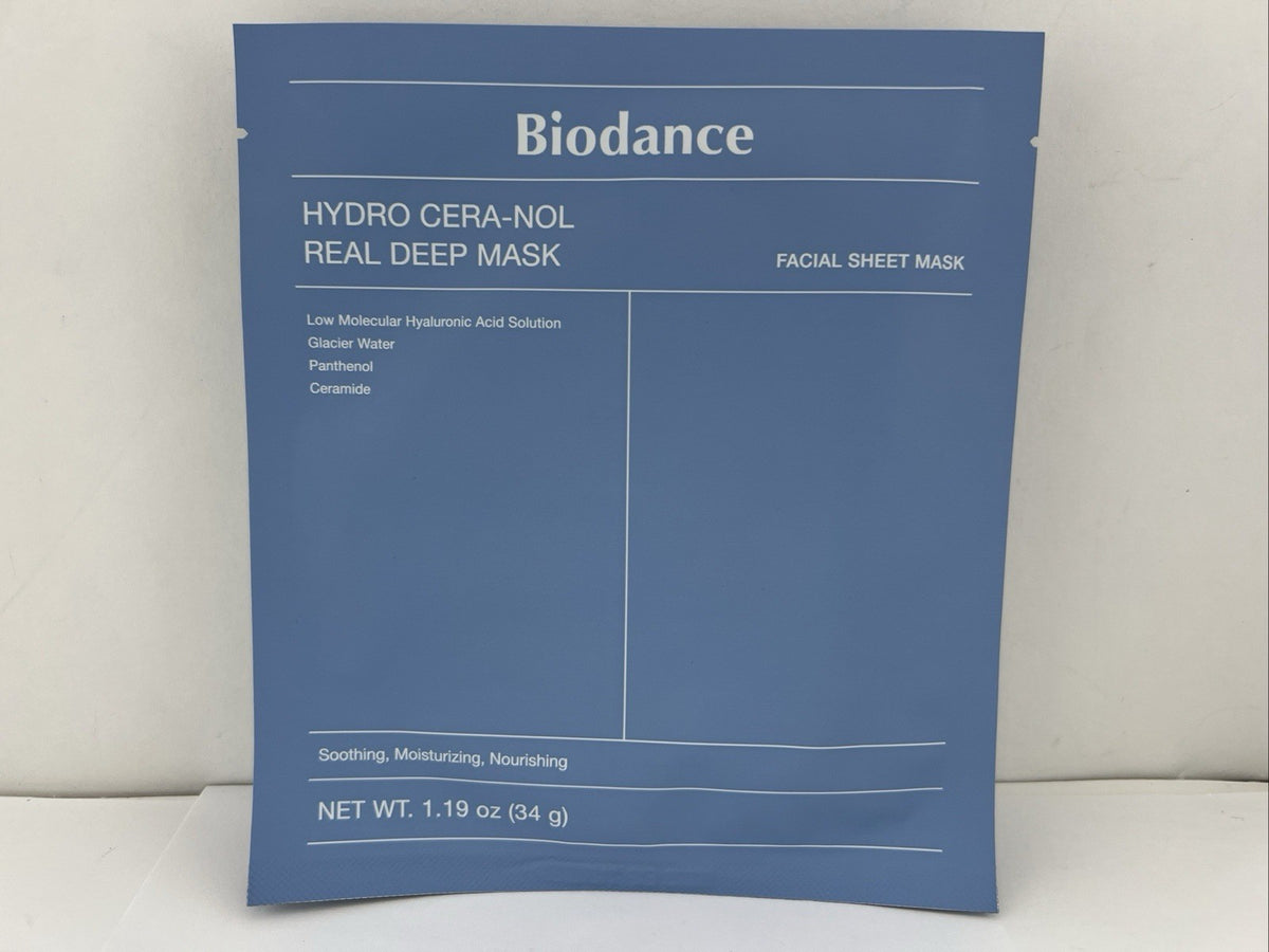 Biodance HYDRO CERA-NOL Overnight Hydrogel Face Mask - 4 Pack