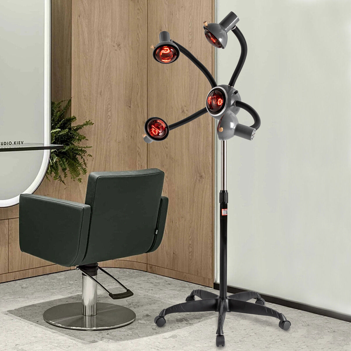 Infrared Hair Steamer 5-Head Salon Hair Heat Therapy & Styling Lamp