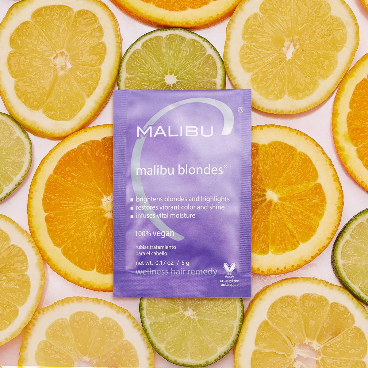 Malibu C Blondes Wellness Hair Remedy 5 Pack - Brightens & Removes Brass