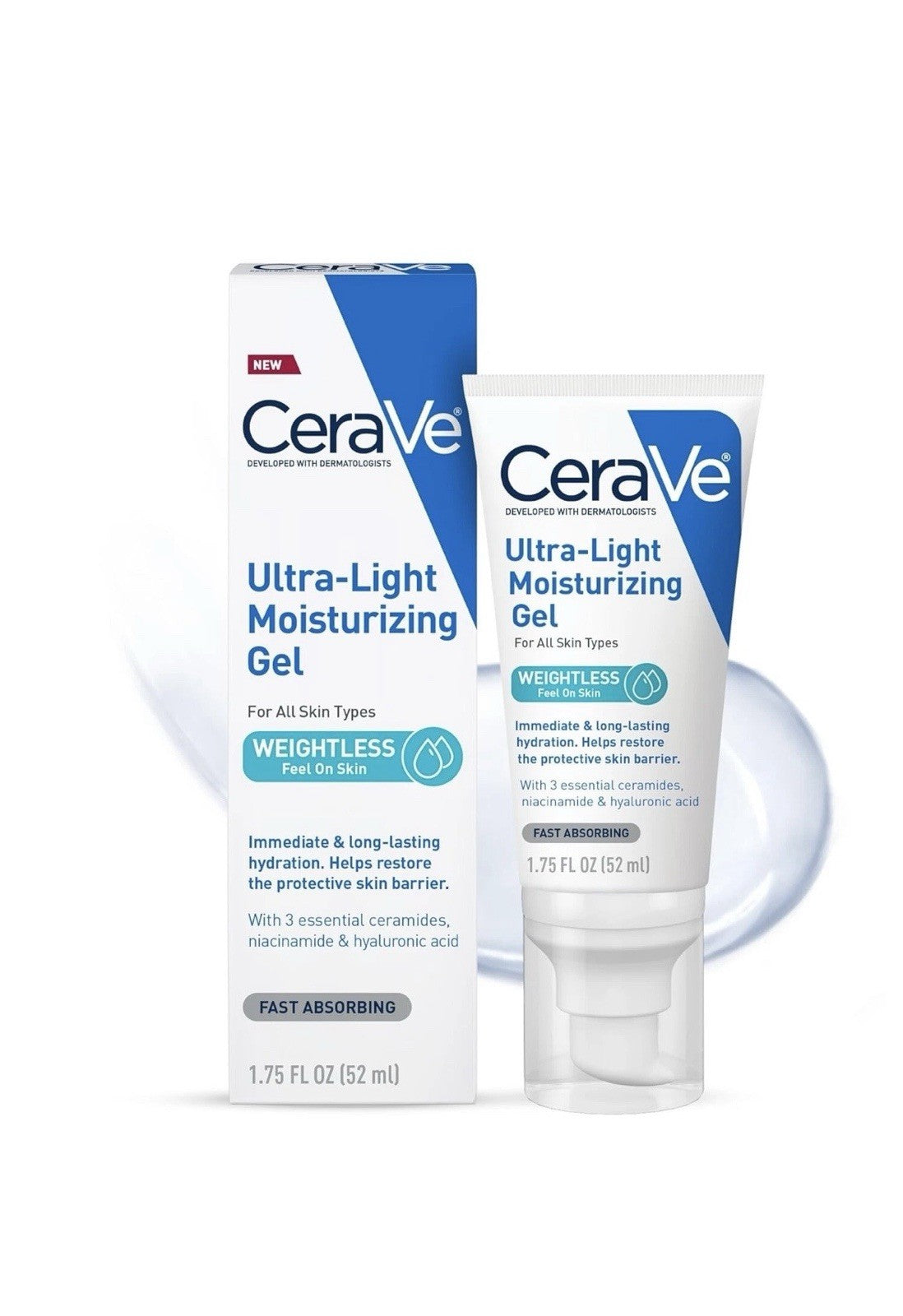 Ultra-Light Facial Moisturizing Gel - Fragrance Free, Oil-Free, 1.75 FL Oz