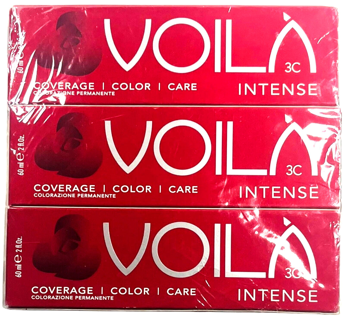 Voila 3C Red Corrector 60ml - 3 Pack
