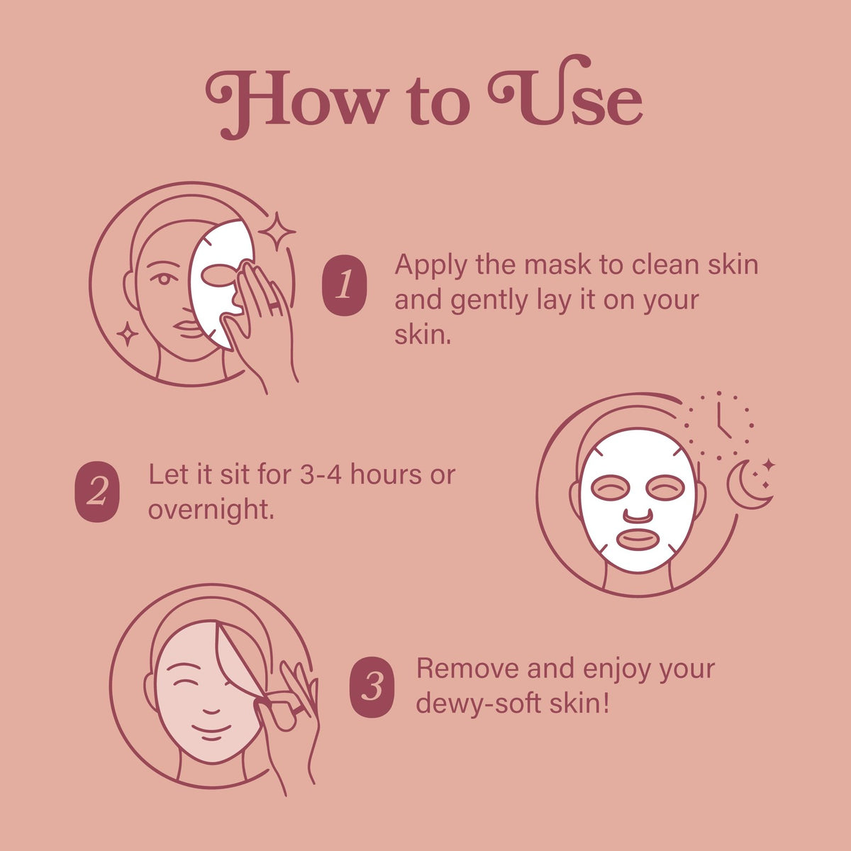 Collagen Hydrogel Face Mask Sheet - 4 Pack