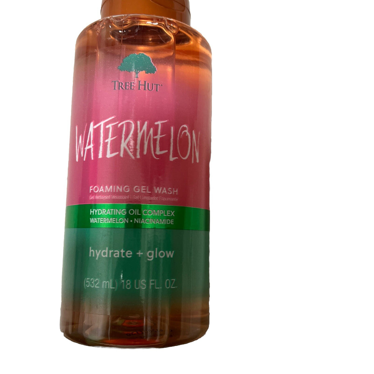 Tree Hut Watermelon Body Scrub Gift Set with Loofah & Shave Oil