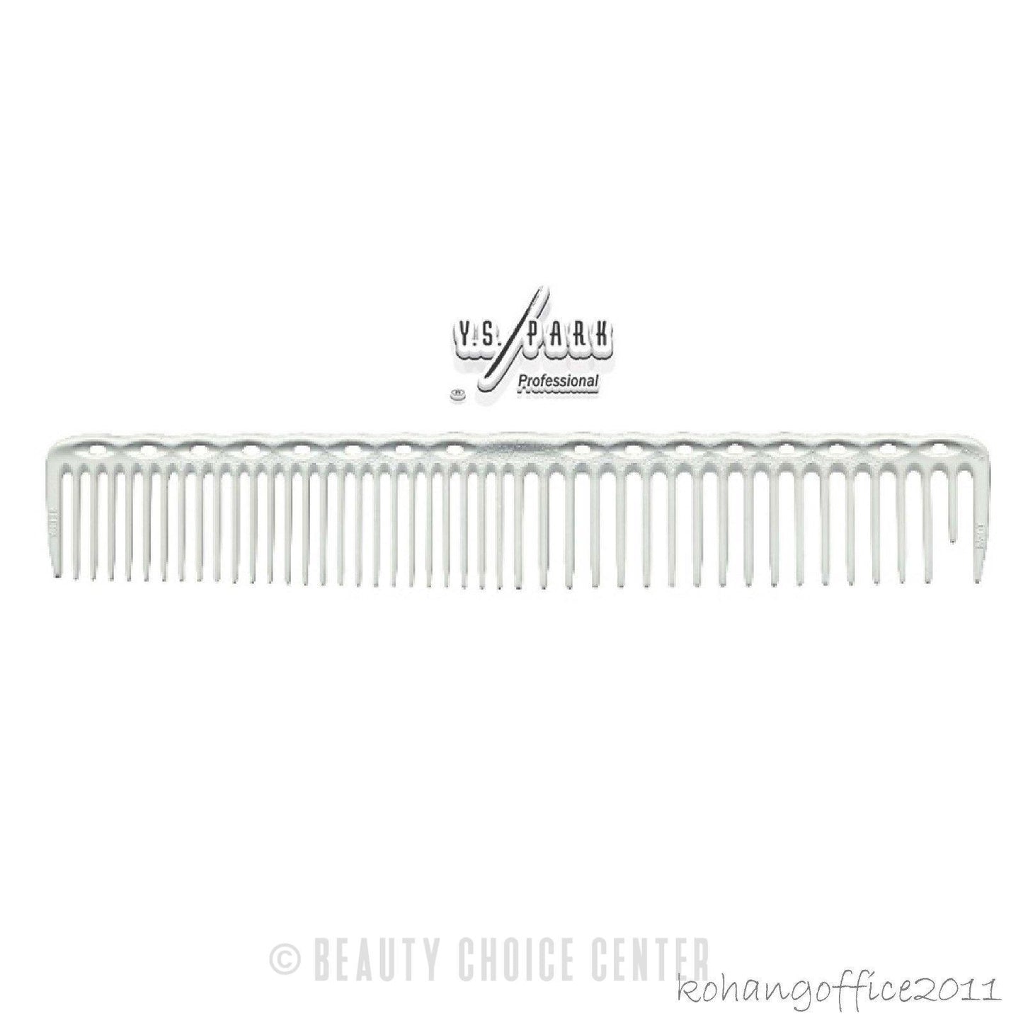 YS Park Professional Long Round Tooth Cutting Comb - Durable Ultem Plastic