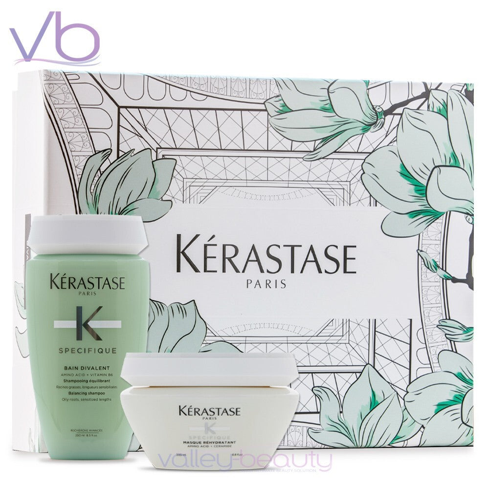 KERASTASE Specifique Divalent Gift Box Duo Set | Ritual for Oily