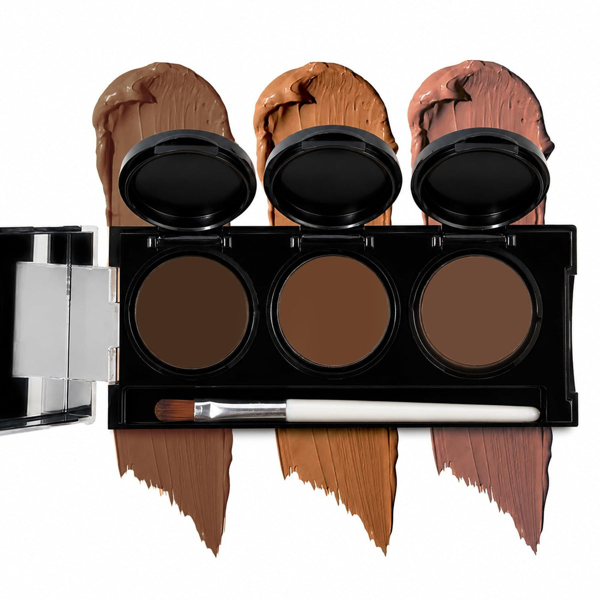 Dark Color Correcting Concealer Palette Waterproof Full Coverage Face Makeup
