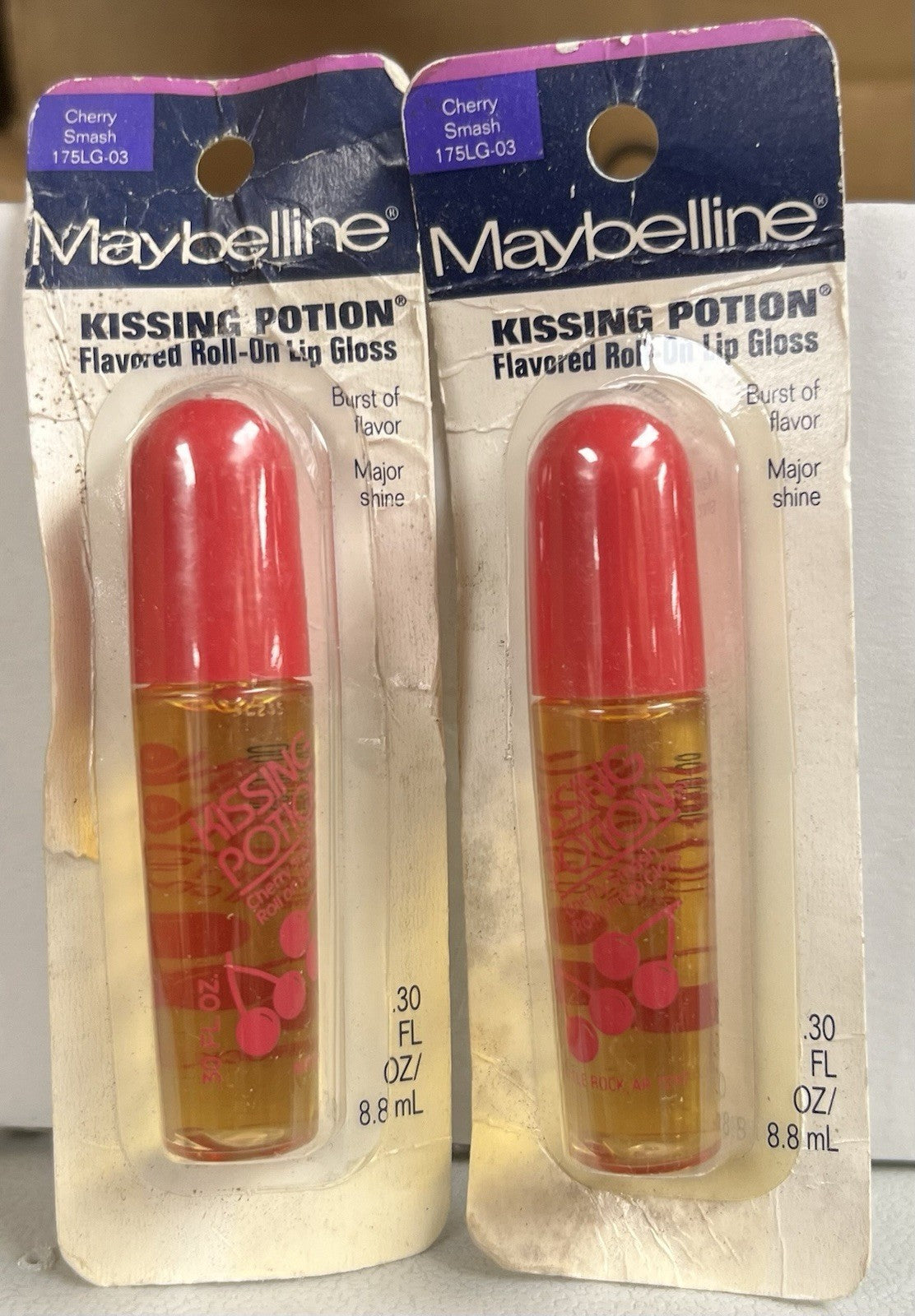Maybelline Kissing Potion Cherry Smash Lip Gloss - Sealed Vintage 2-Pack