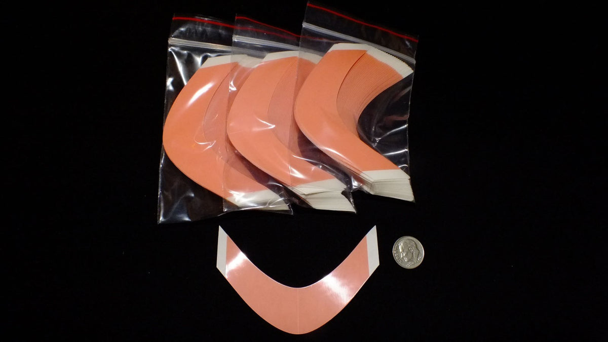 Walker Sensi-Tak Red Liner Clear Adhesive Tape - 108 Pieces, 3 Packs, AA Contour