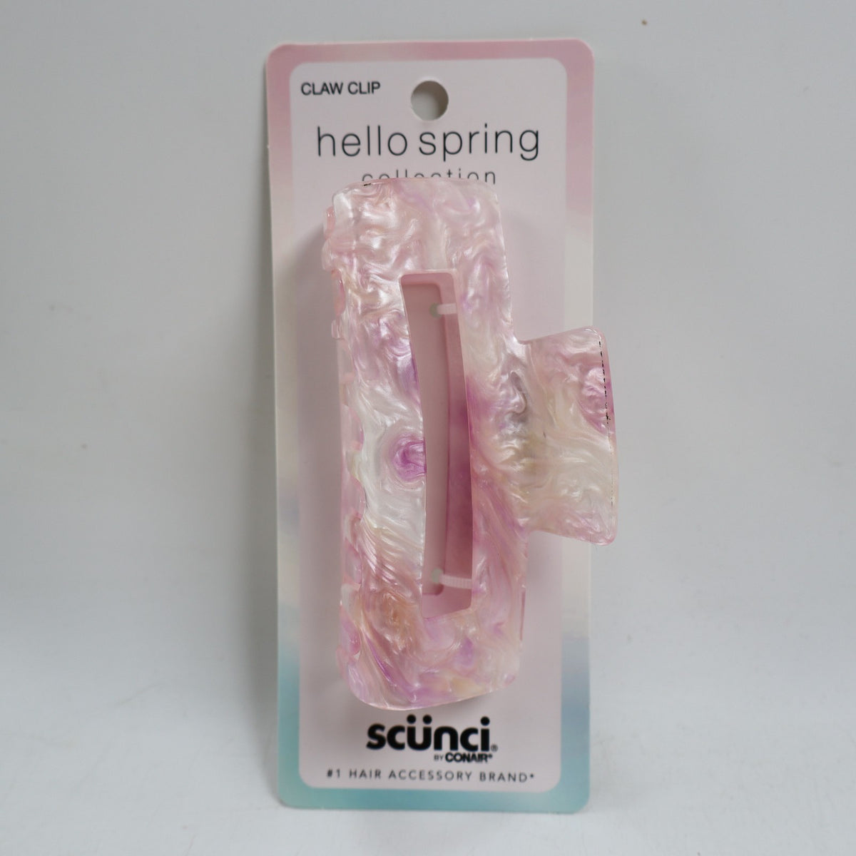 2 PACK Scunci By Conair Hello Spring Collection Claw Clips