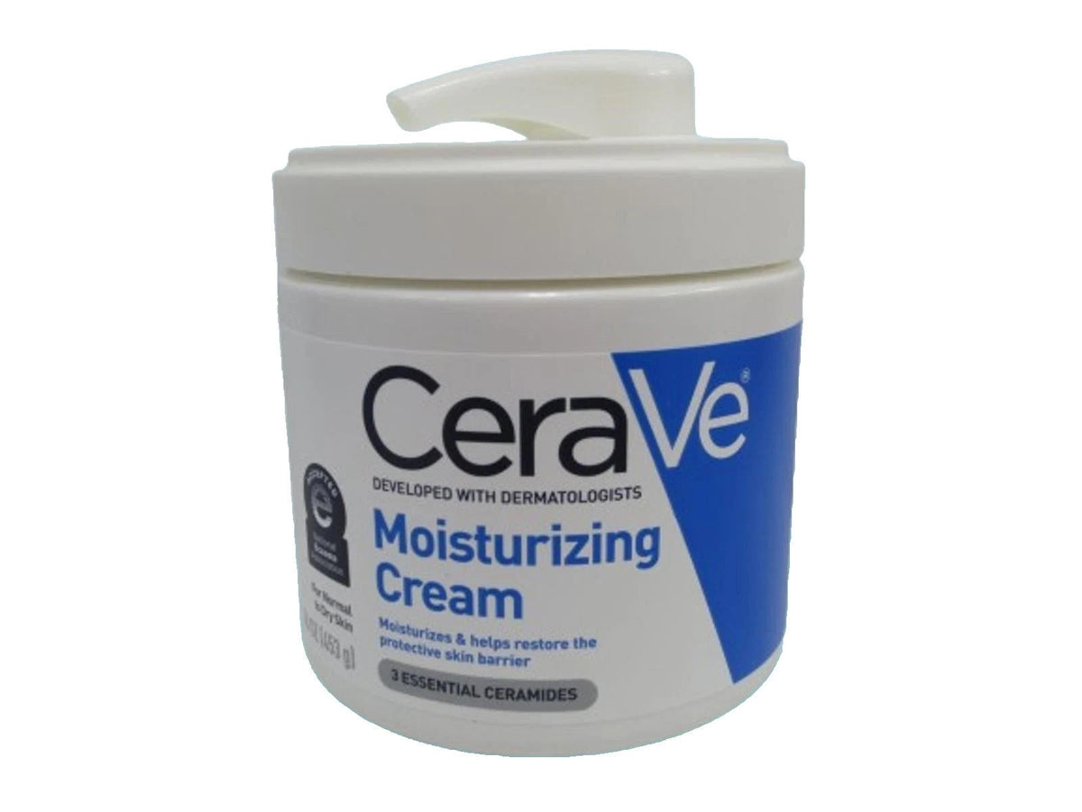 CERAVE MOISTURIZING CREAM FACE & BODY W/ PUMP NORMAL TO DRY SKIN 16OZ