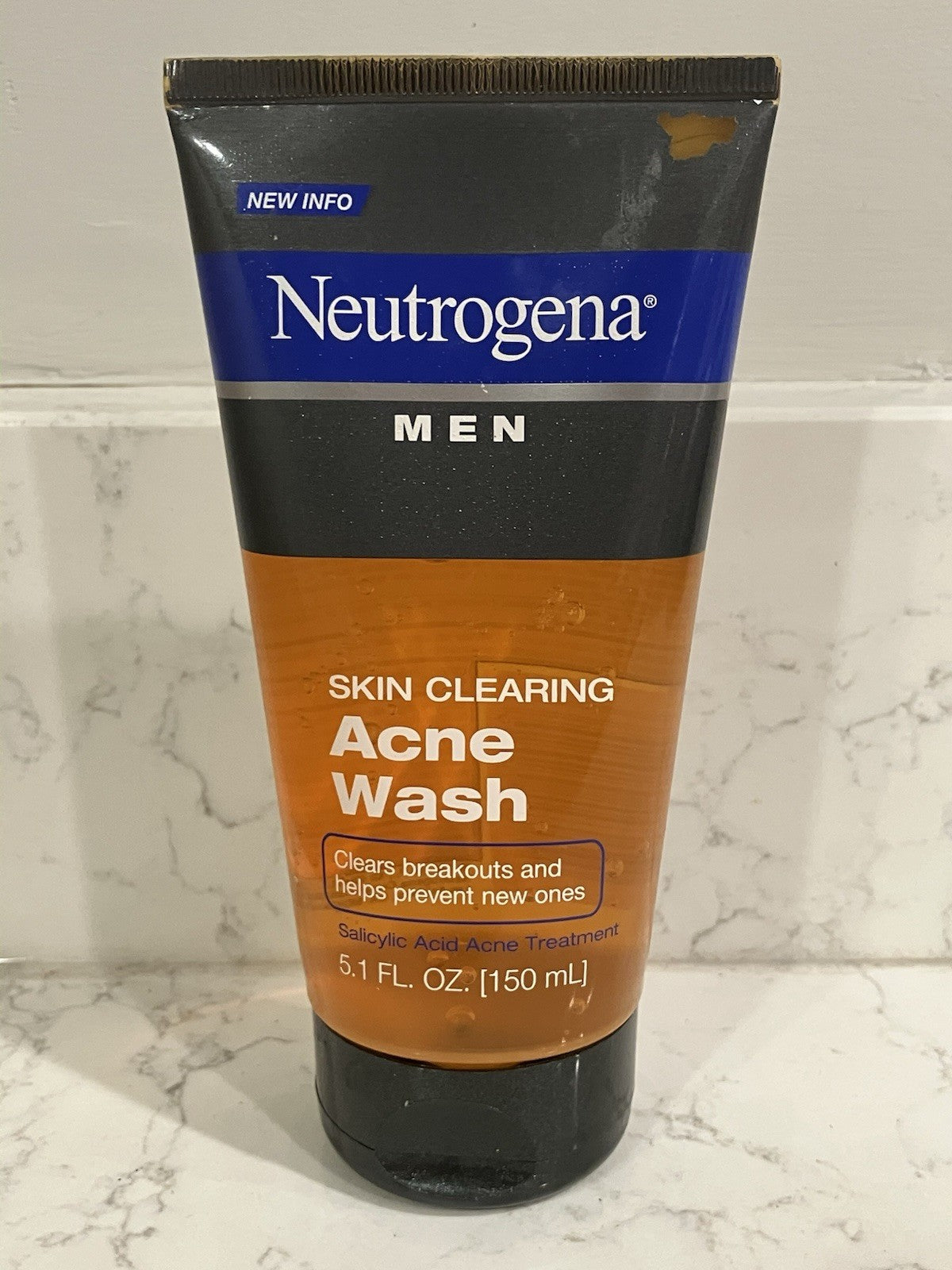 Neutrogena Men Acne Face Wash with Salicylic Acid 5.1 oz - Skin Clearing Daily