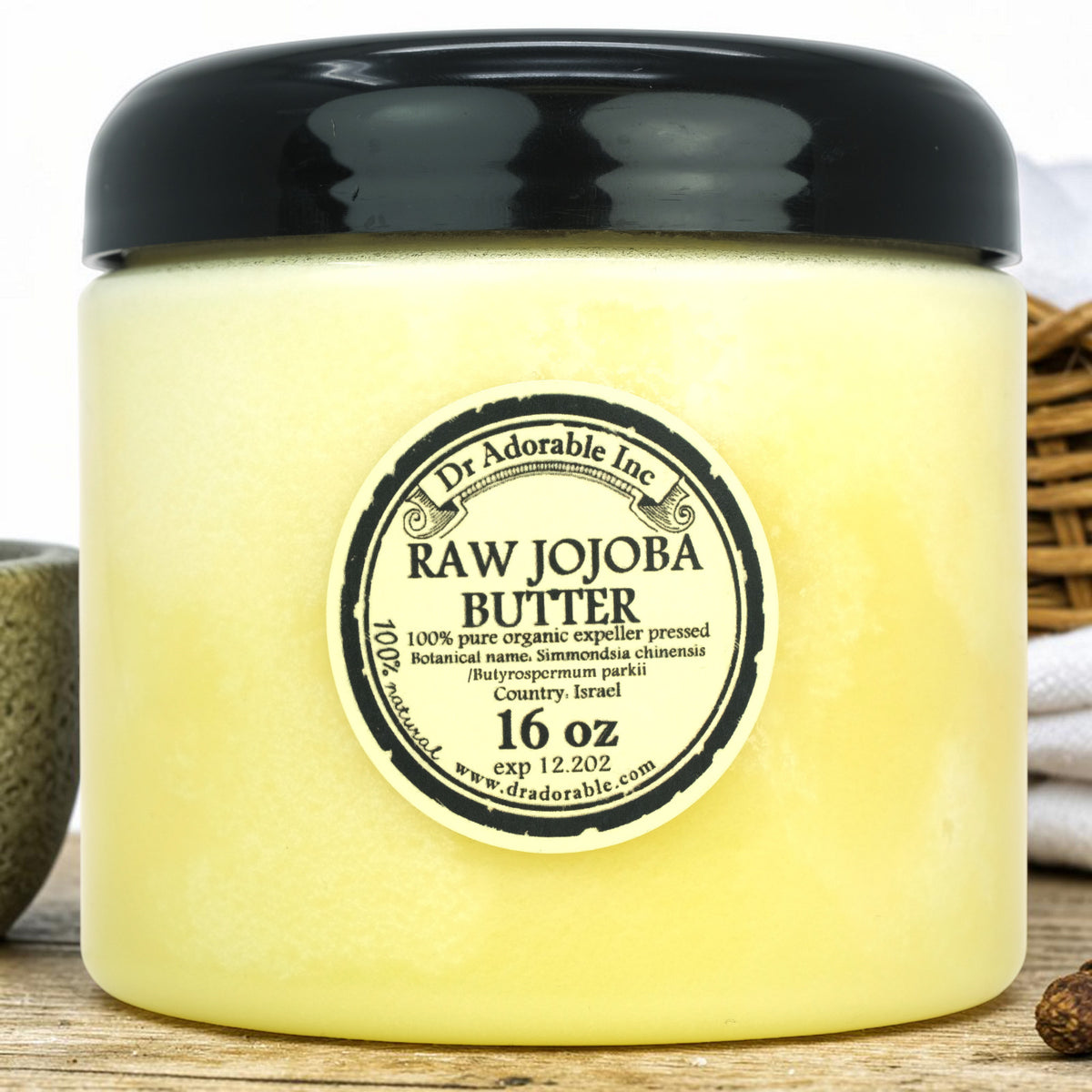 Organic Jojoba Butter Cold Pressed Natural
