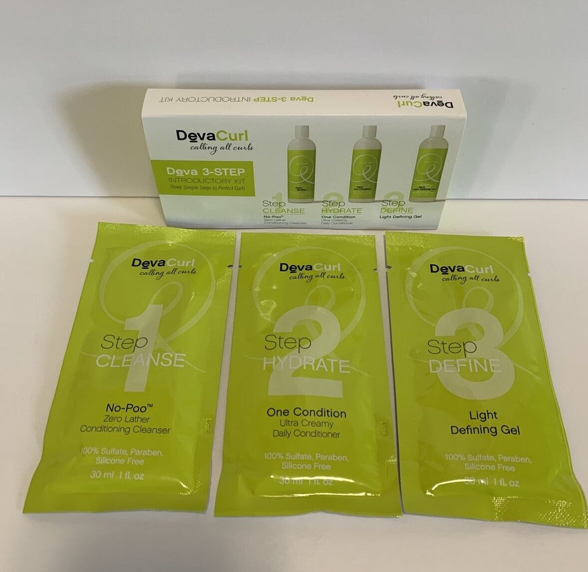 Travel Hair Care Kit - No-Poo Cleansing, Hydrating Conditioner & Light Gel