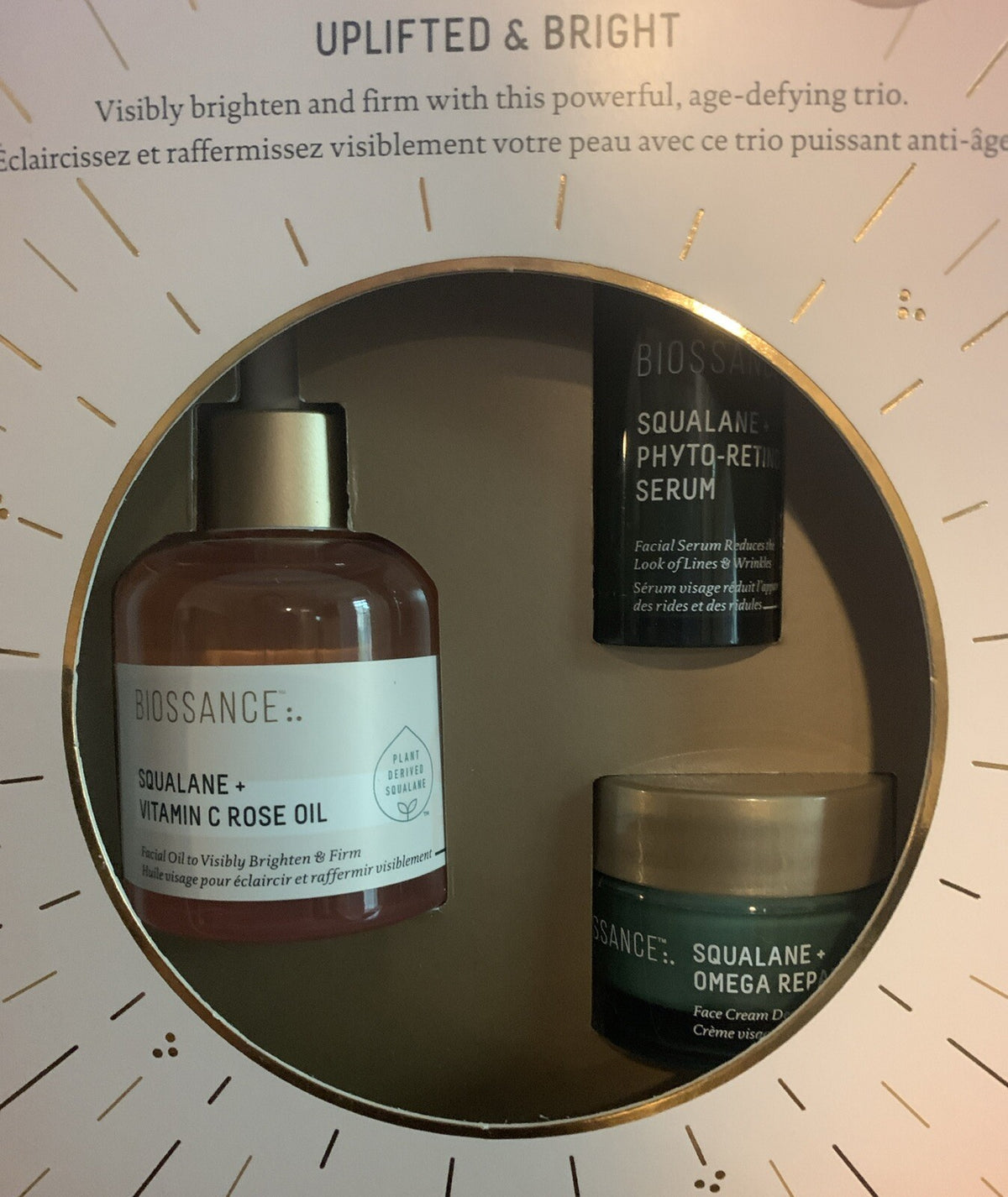 Vitamin C Rose Oil, Photo Retinol Serum & Omega Repair Cream - Hydrating Skincare Set
