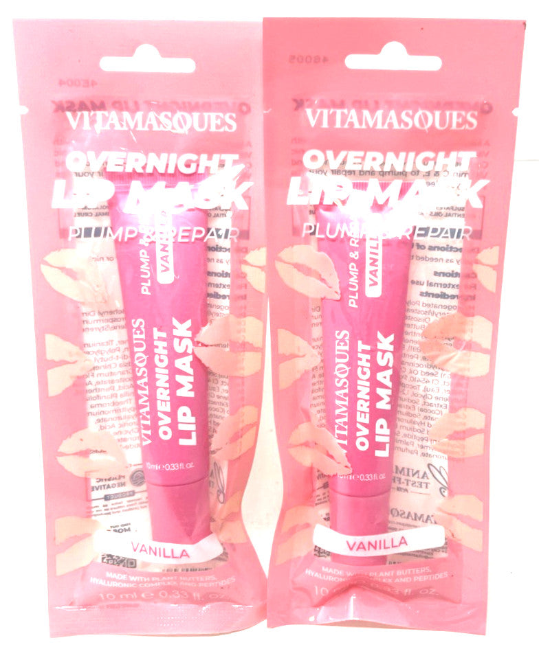 Vitamasques Overnight Lip Mask Set - Plump & Repair Vanilla, 0.33 fl oz Each
