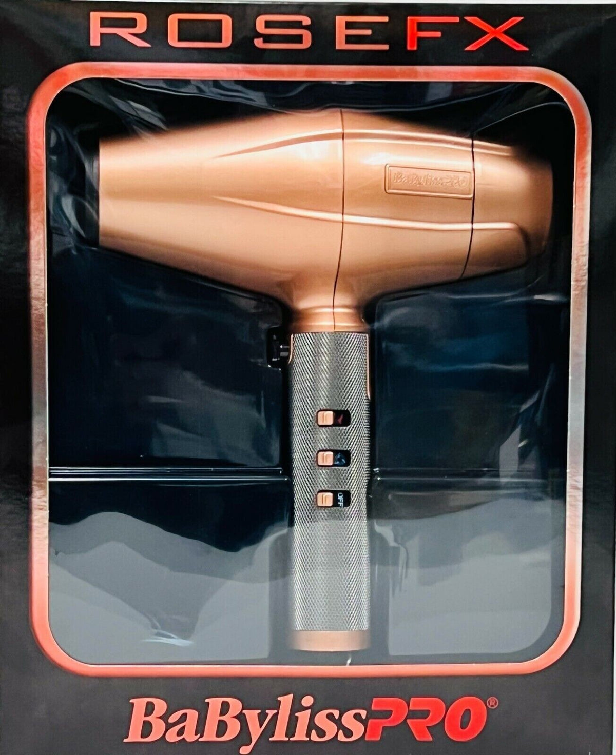 BaBylissPRO Rose FX High-Performance Turbo Hair Dryer FXBDRG1