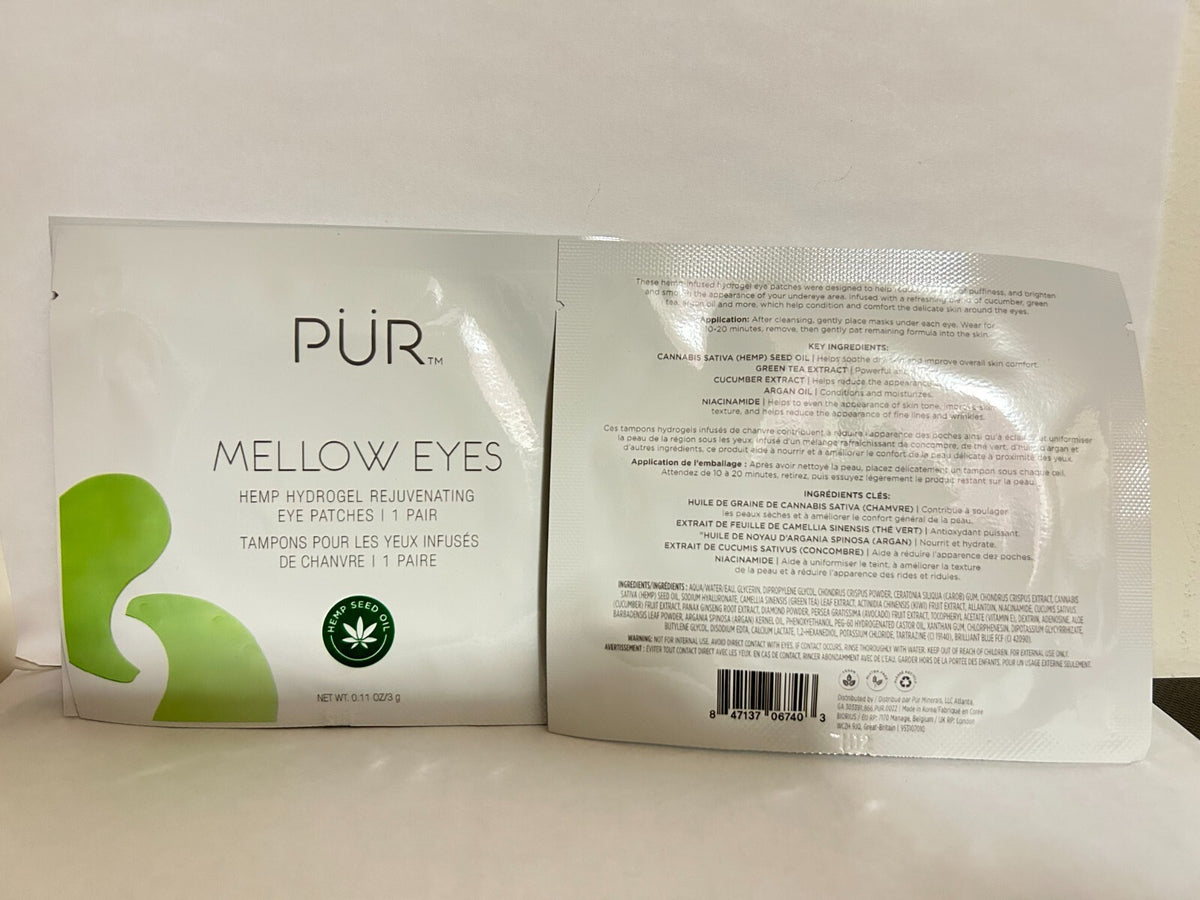 Hydrogel Rejuvenating Eye Patches Set - 5 Packs, 1 Pair Each