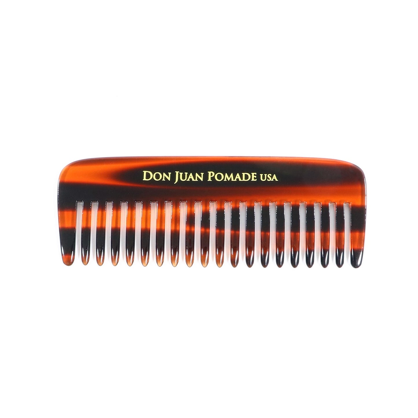 Handmade Tortoise Beard Comb - Coarse Tooth, 4 Inches, Gentle & Durable
