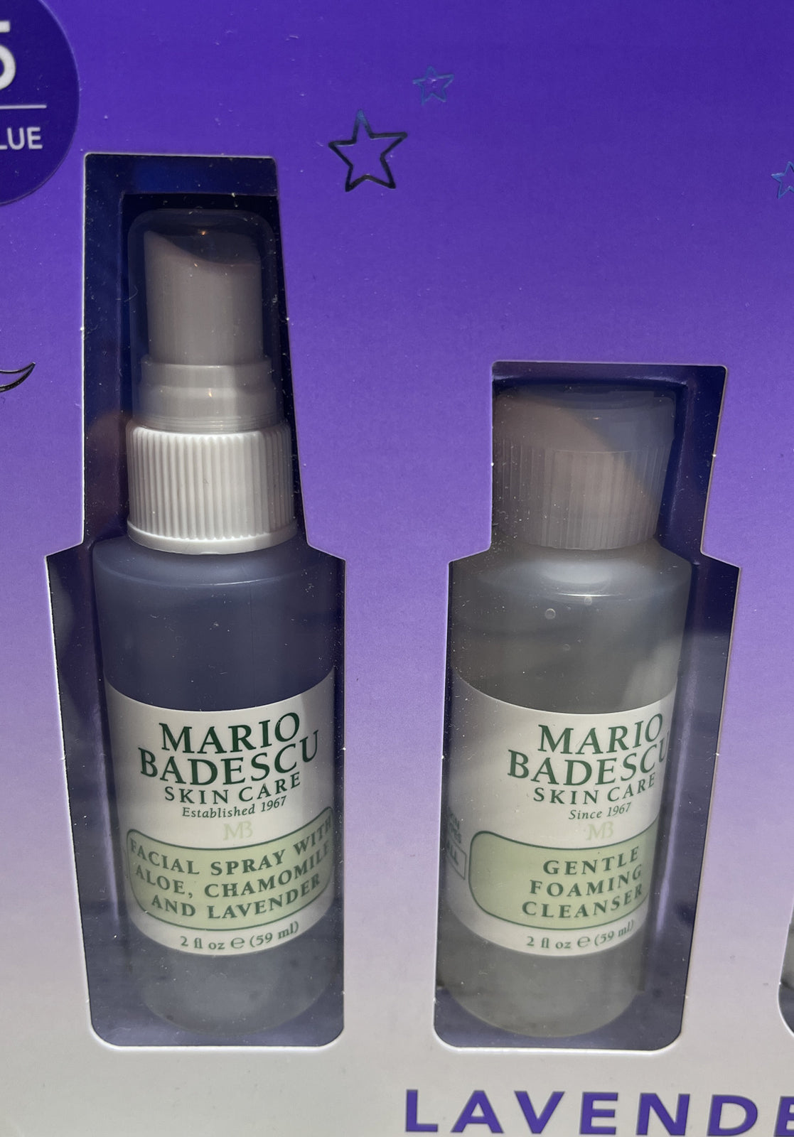 Lavender Nights Skin Care Set - 5 Piece Moisturizer & Serum Collection