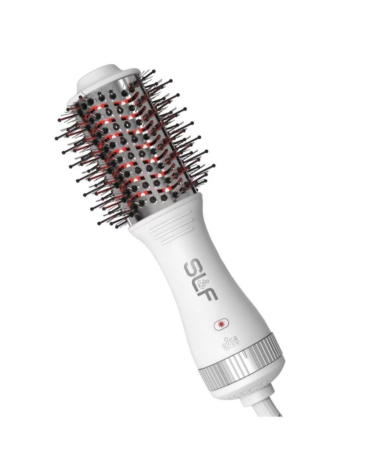 Red Light Therapy Travel Hair Brush Dryer - Skin & Hair Care Device