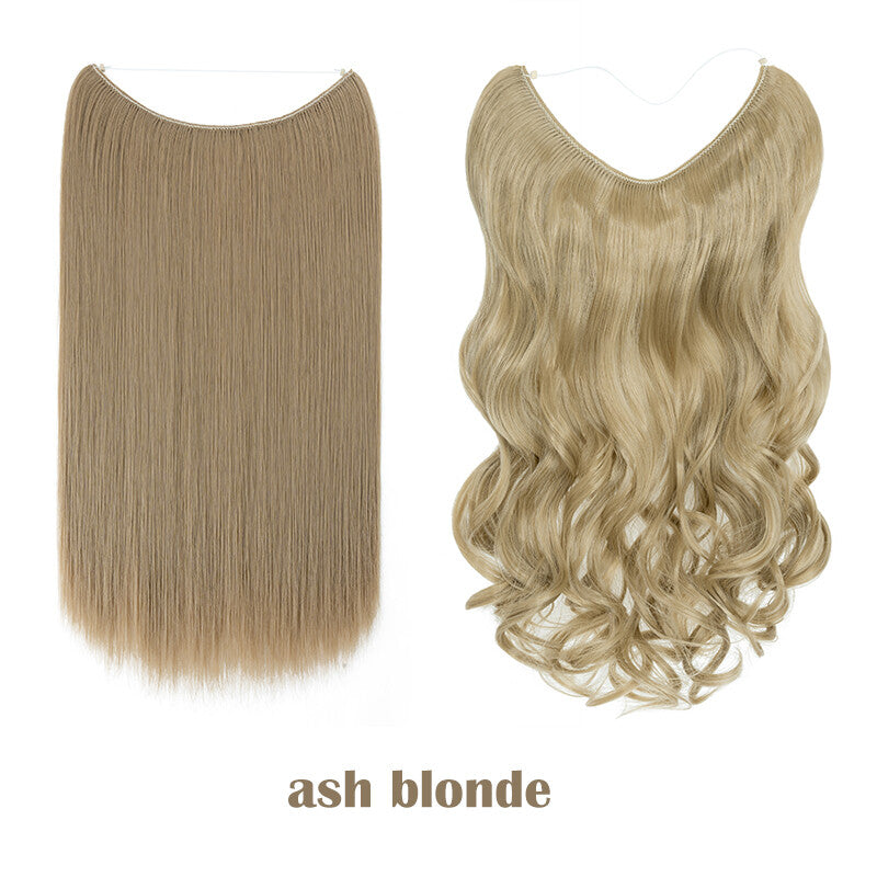 Hair Extensions with Elastic Band & Miracle Ring - Thick, Real Hair