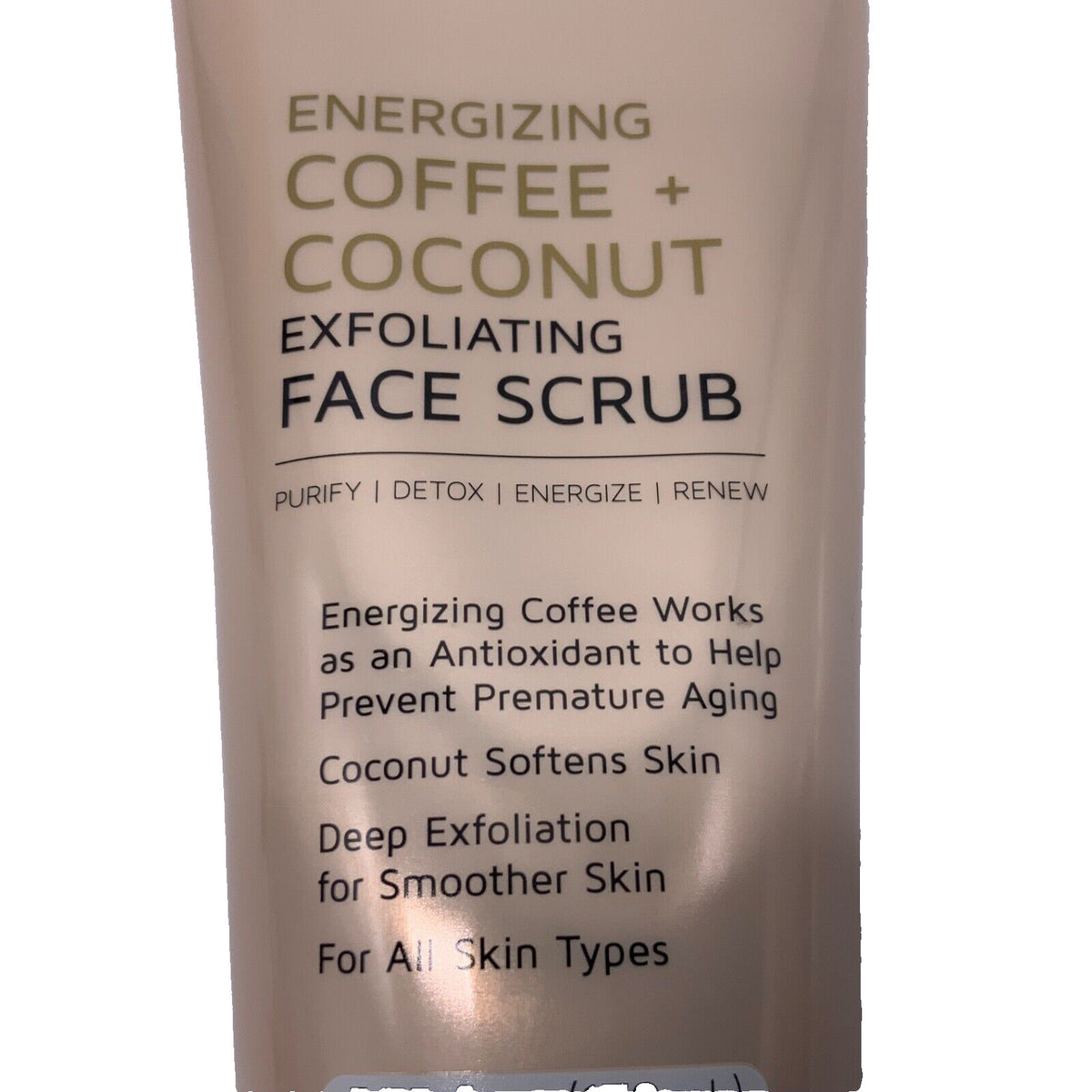 Precision Beauty Coffee+Coconut Face Scrub Sealed 5.75oz