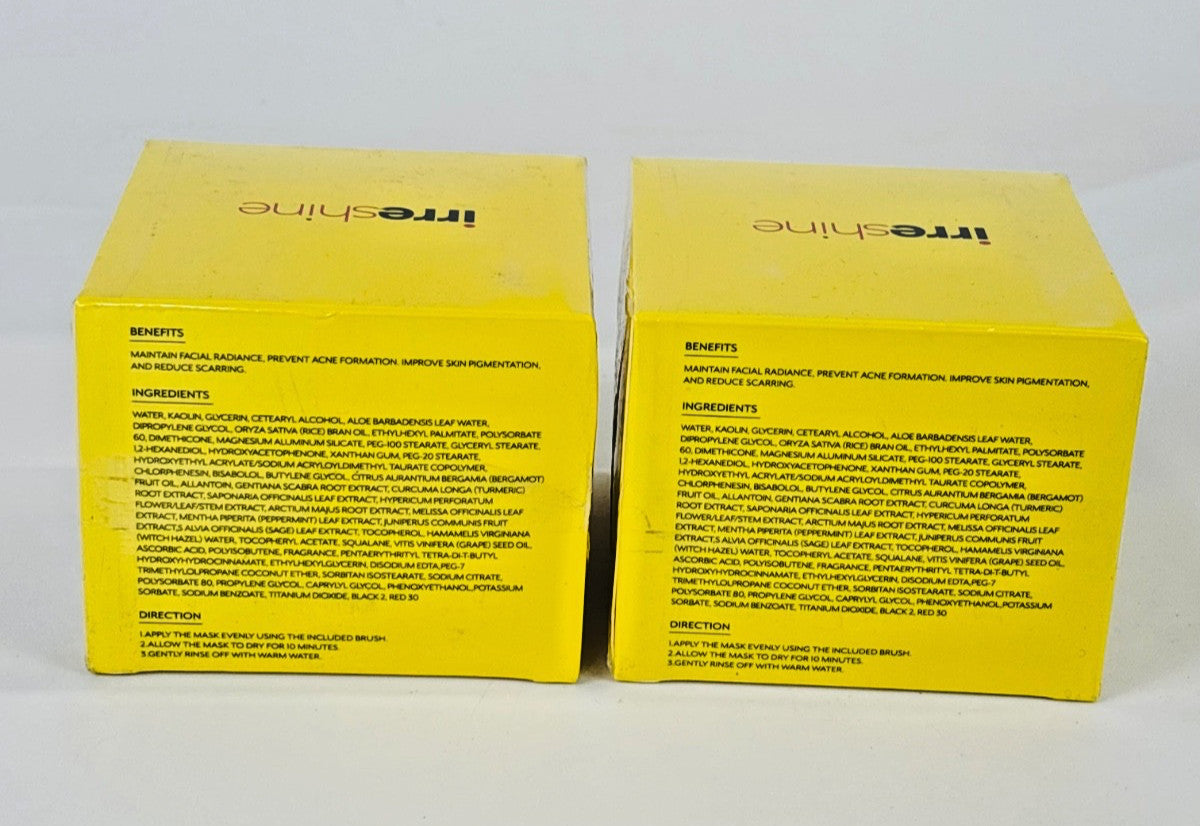 Vitamin C Clay Mask with Turmeric - 2 Pack, 5.07 fl oz