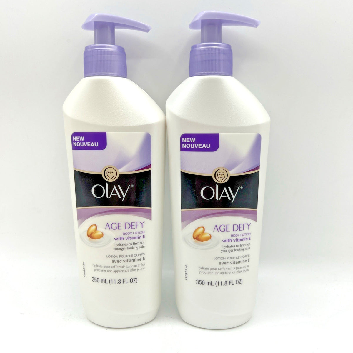 Olay Age Defy Body Lotion 11.8 oz, 2-Pack