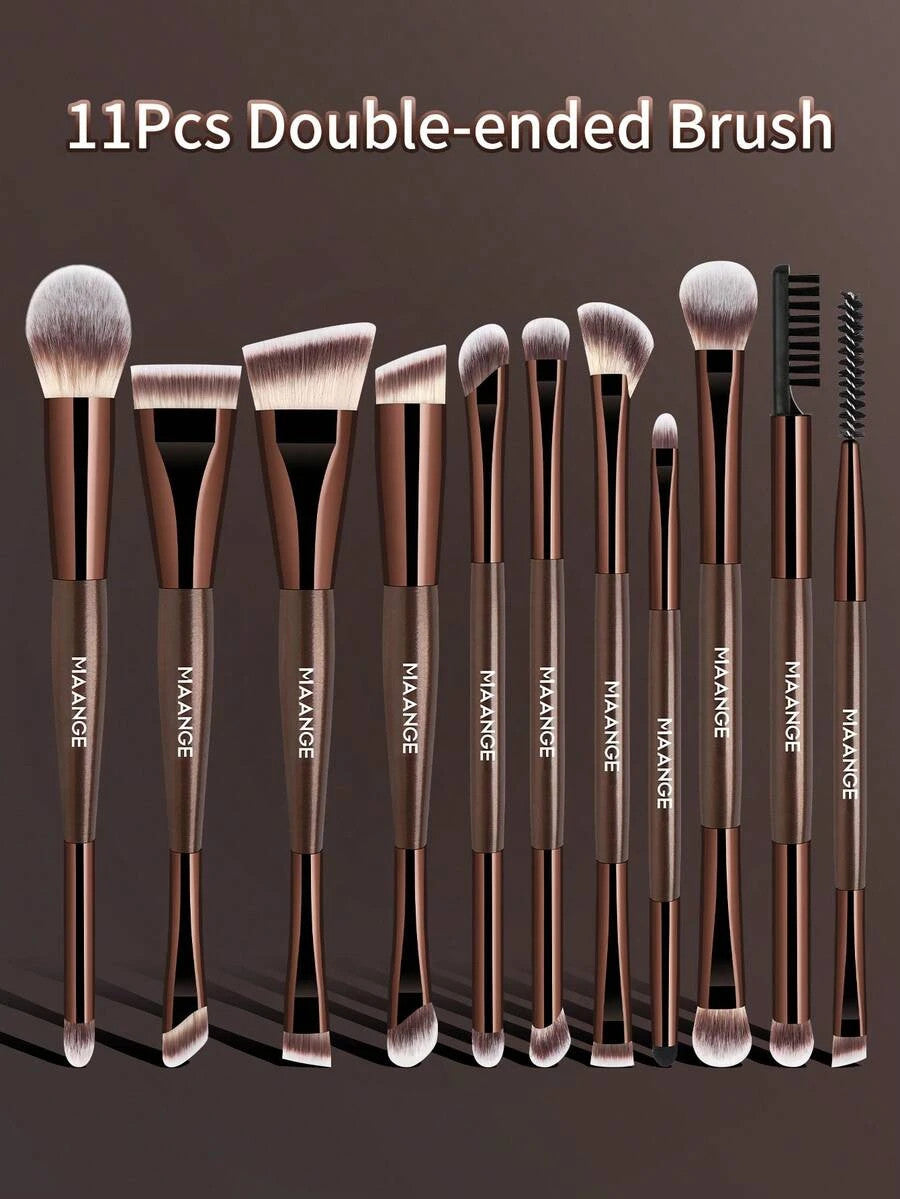 Professional Makeup Brush Set with Bag - 1-21 Pcs Cosmetic Tools for Beginners & Experts
